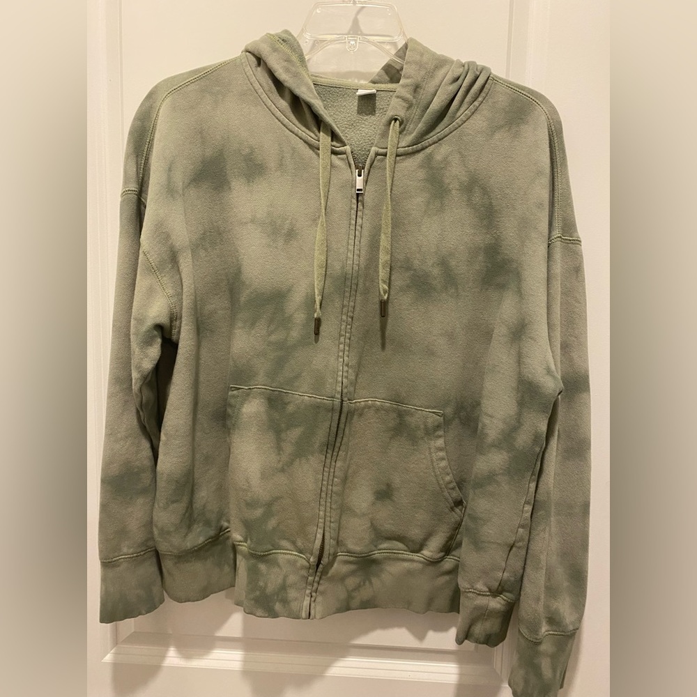 Old Navy hoodie - tie dye green